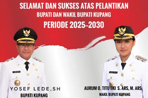 Bupati dan Wakil Bupati Kupang Periode 2025-2030