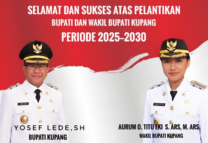 Bupati dan Wakil Bupati Kupang Periode 2025-2030